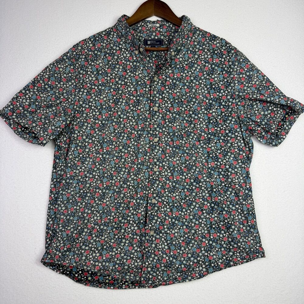 Reyn Spooner Floral Button Up Shirt Mens L Tailored Fit - Picture 3 of 9